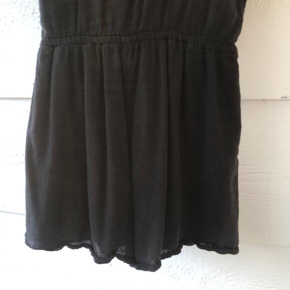 Abercrombie & Fitch Women’s Sz MP Jumper Shorts Black Crochet Detail Pockets - Picture 6 of 16